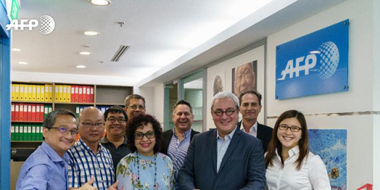 Emmanuel Hoog en déplacement à Singapour et en Australie, inaugure le nouveau bureau de l’AFP à Singapour et réaffirme les trois priorités de l’Agence